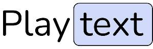 Playtext logo
